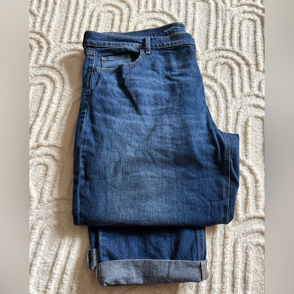 Old Navy Midrise WOW Boyfriend Straight Jeans Classic Wash Size 20